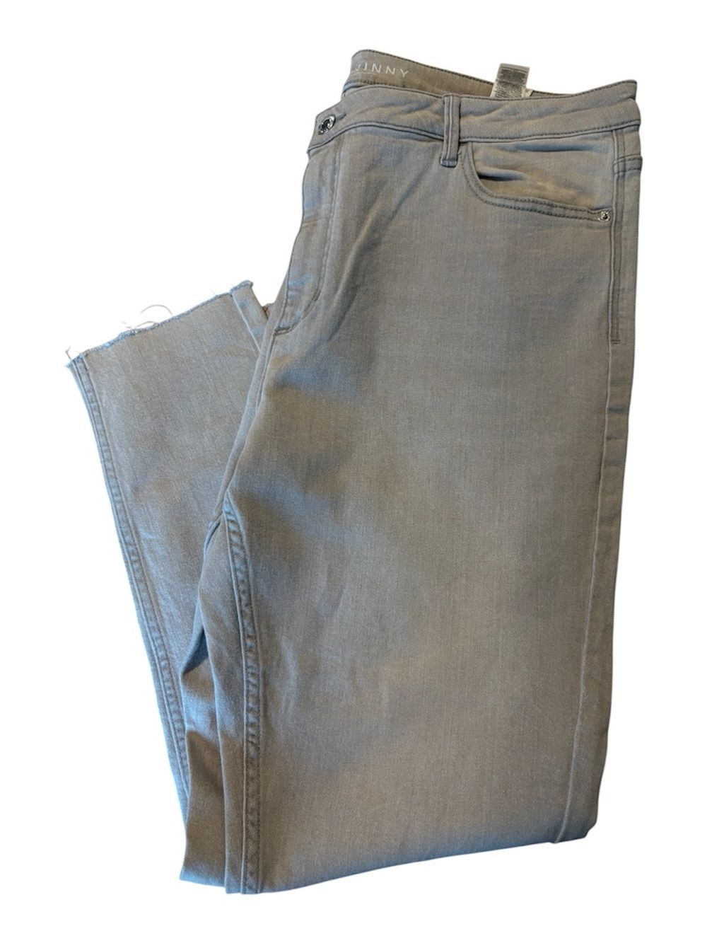 14 Petite Marks & Spencer Light Gray Skinny Jeans